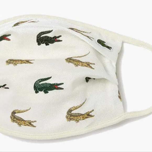 Lacoste Accessories - 2 - Lacoste Cotton Piqué Face Masks, Sealed
